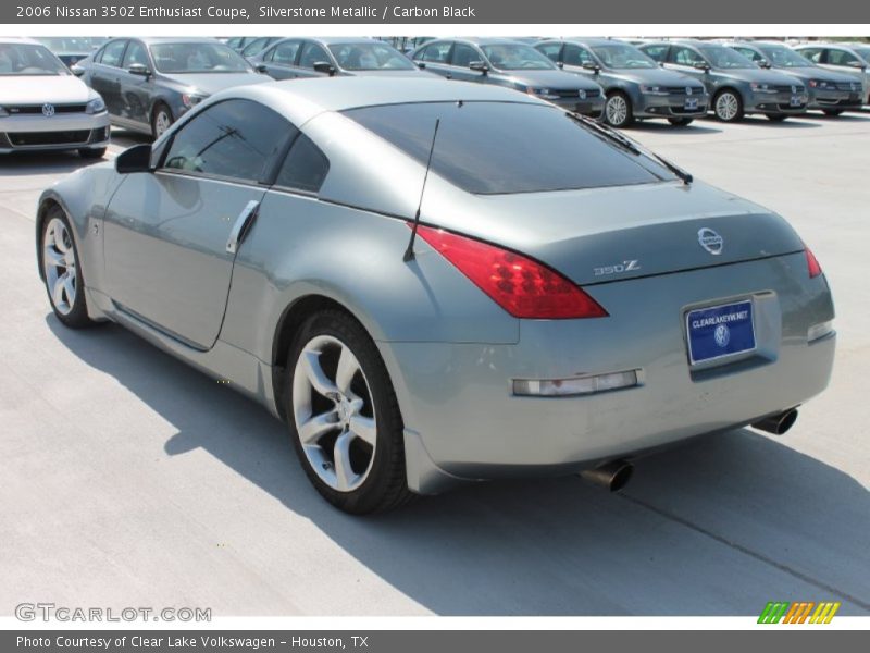Silverstone Metallic / Carbon Black 2006 Nissan 350Z Enthusiast Coupe