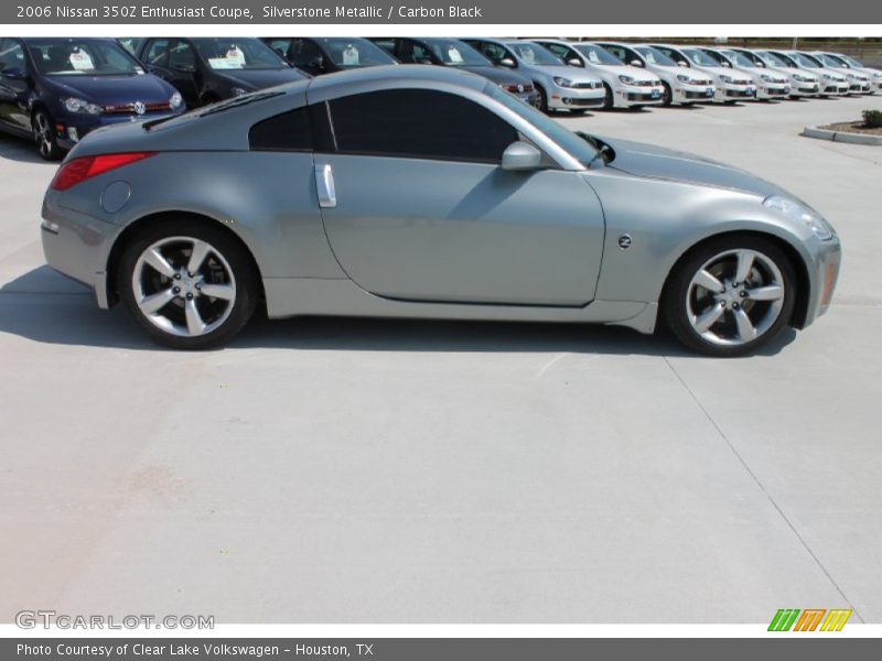 Silverstone Metallic / Carbon Black 2006 Nissan 350Z Enthusiast Coupe