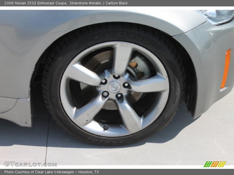 Silverstone Metallic / Carbon Black 2006 Nissan 350Z Enthusiast Coupe