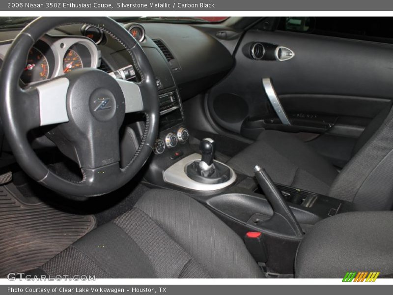 Silverstone Metallic / Carbon Black 2006 Nissan 350Z Enthusiast Coupe