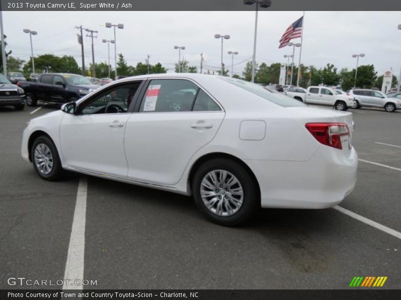 Super White / Ash 2013 Toyota Camry LE