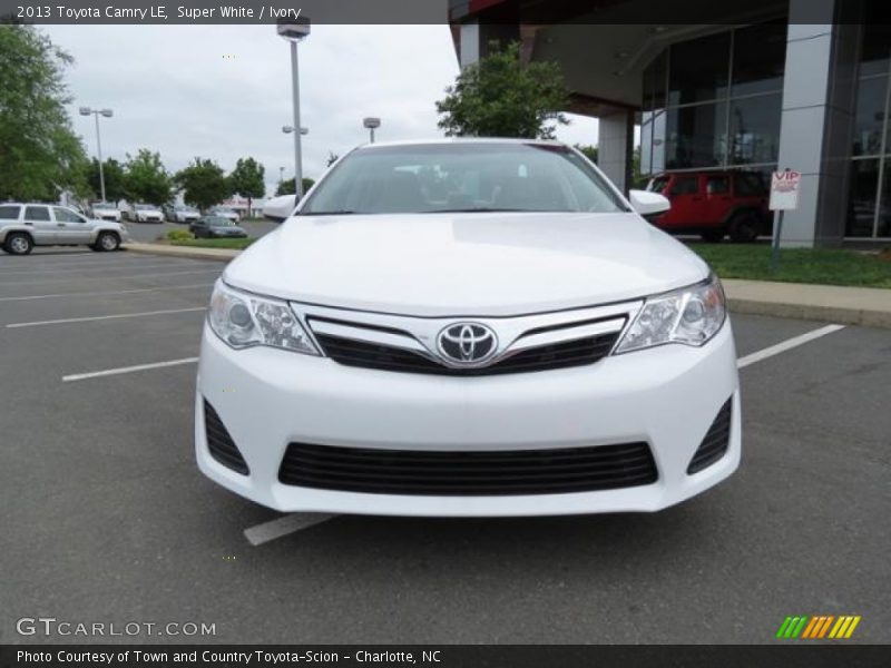 Super White / Ivory 2013 Toyota Camry LE