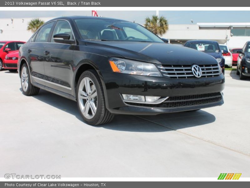 Black / Titan Black 2013 Volkswagen Passat V6 SEL