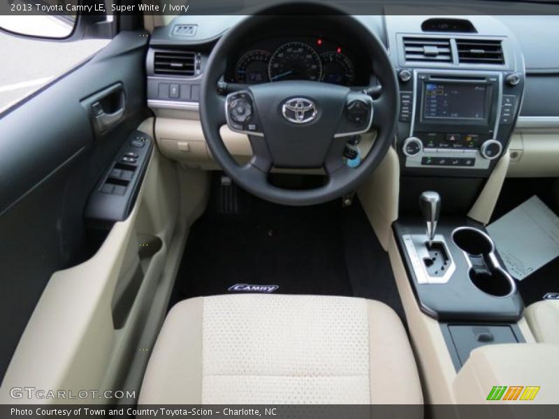 Super White / Ivory 2013 Toyota Camry LE