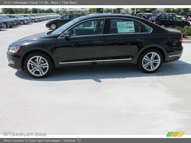 Black / Titan Black 2013 Volkswagen Passat V6 SEL