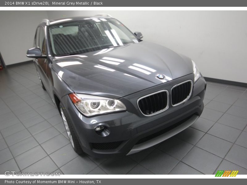 Mineral Grey Metallic / Black 2014 BMW X1 sDrive28i