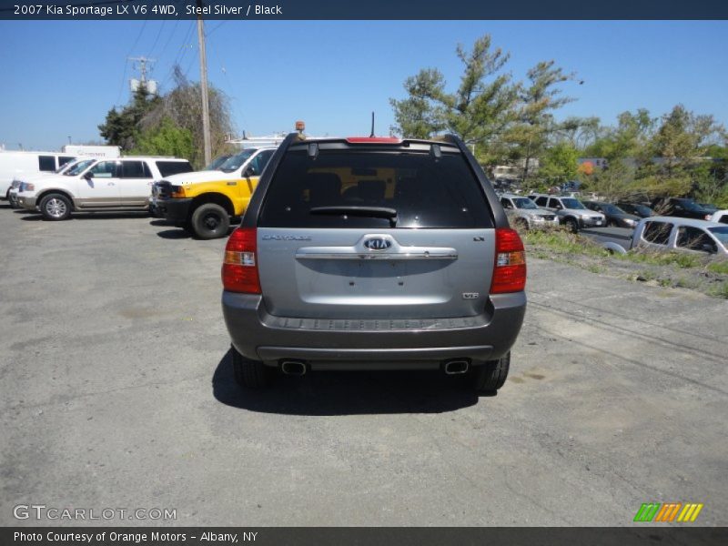 Steel Silver / Black 2007 Kia Sportage LX V6 4WD