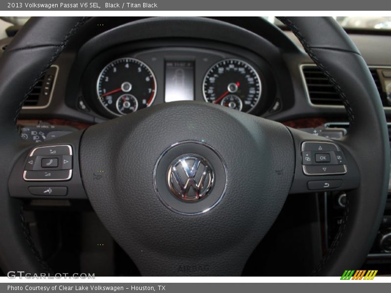 Black / Titan Black 2013 Volkswagen Passat V6 SEL