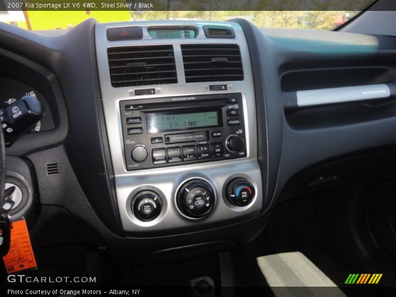 Steel Silver / Black 2007 Kia Sportage LX V6 4WD