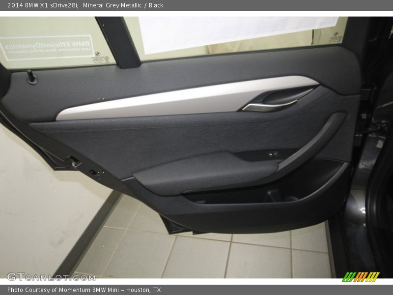 Mineral Grey Metallic / Black 2014 BMW X1 sDrive28i