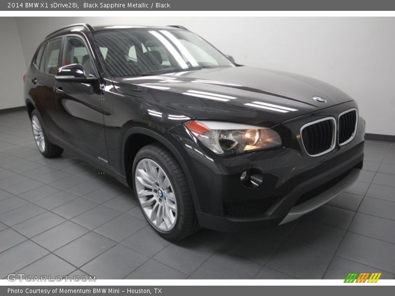 Black Sapphire Metallic / Black 2014 BMW X1 sDrive28i