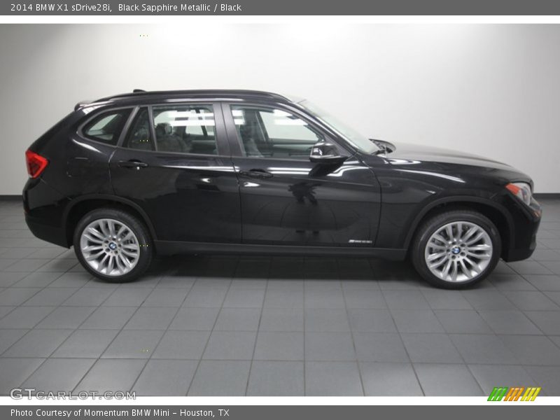 Black Sapphire Metallic / Black 2014 BMW X1 sDrive28i