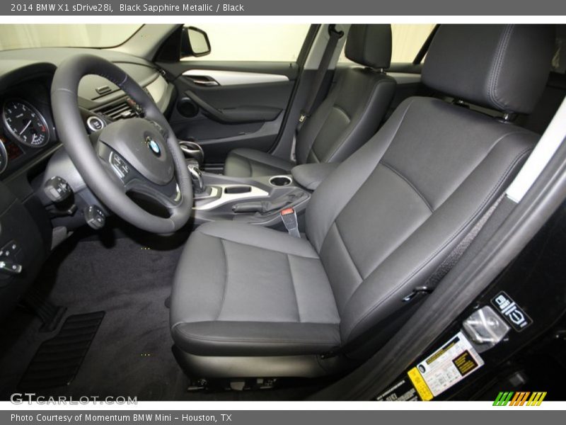Black Sapphire Metallic / Black 2014 BMW X1 sDrive28i