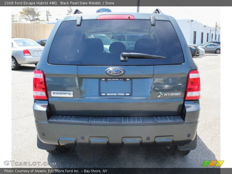 Black Pearl Slate Metallic / Stone 2008 Ford Escape Hybrid 4WD