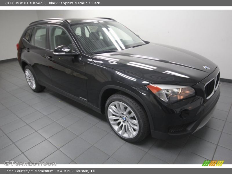 Black Sapphire Metallic / Black 2014 BMW X1 sDrive28i