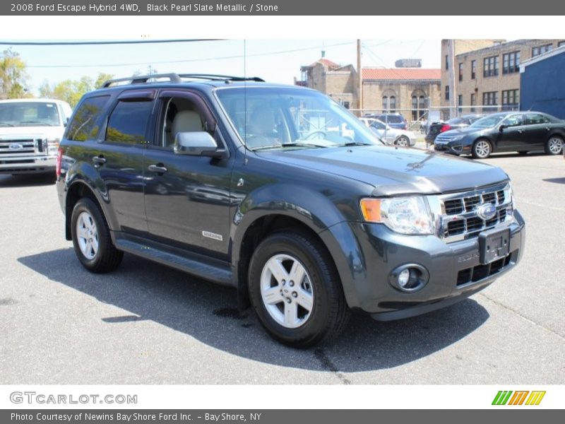 Black Pearl Slate Metallic / Stone 2008 Ford Escape Hybrid 4WD