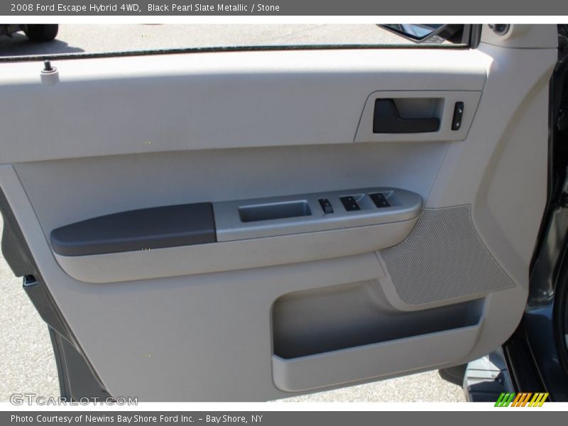 Black Pearl Slate Metallic / Stone 2008 Ford Escape Hybrid 4WD