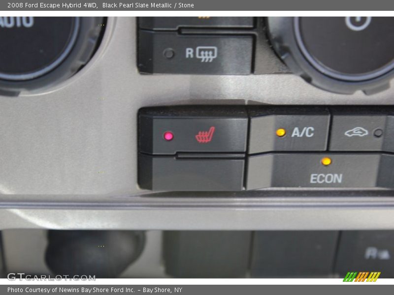 Black Pearl Slate Metallic / Stone 2008 Ford Escape Hybrid 4WD