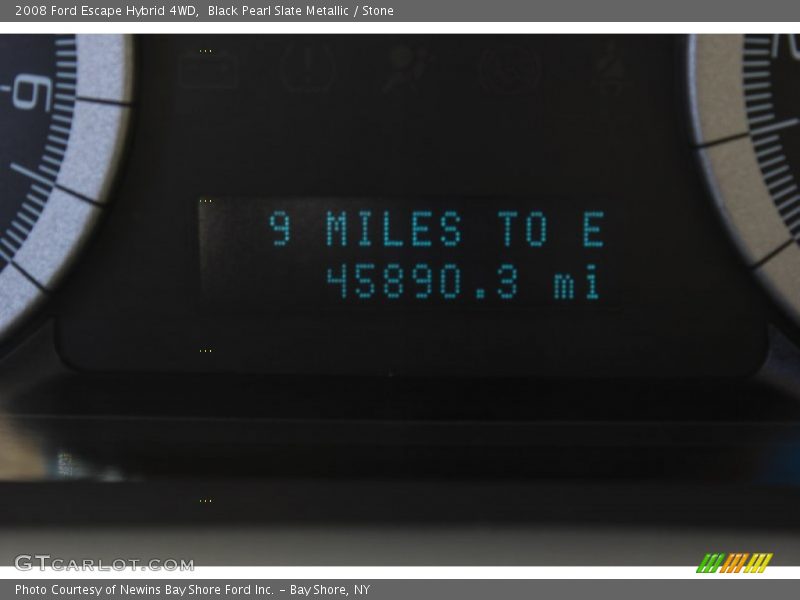 Black Pearl Slate Metallic / Stone 2008 Ford Escape Hybrid 4WD