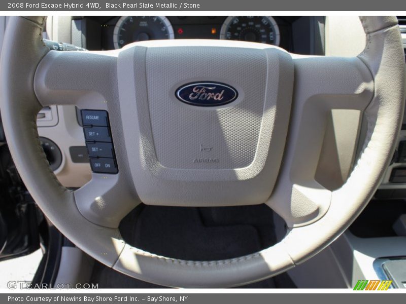 Black Pearl Slate Metallic / Stone 2008 Ford Escape Hybrid 4WD