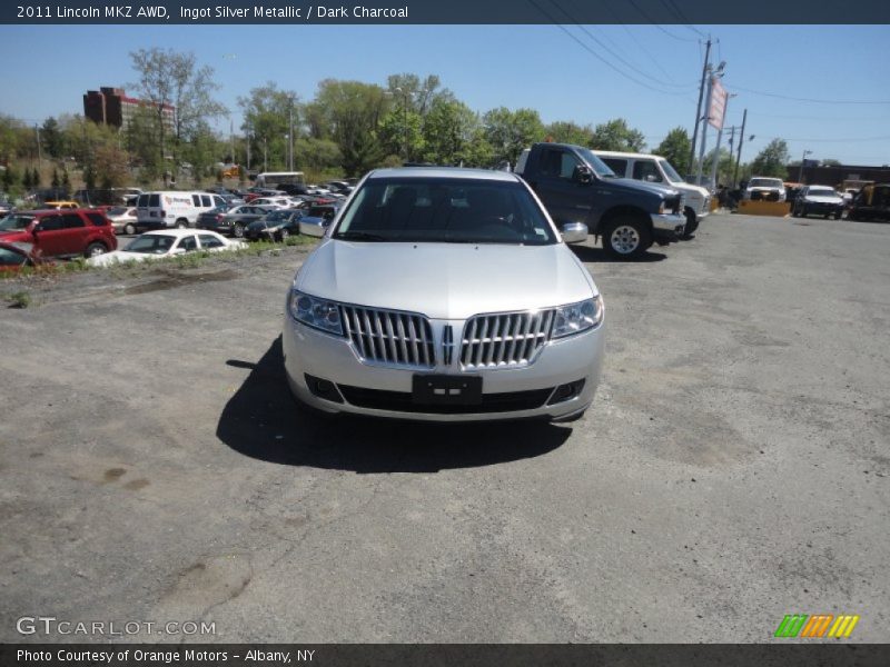 Ingot Silver Metallic / Dark Charcoal 2011 Lincoln MKZ AWD