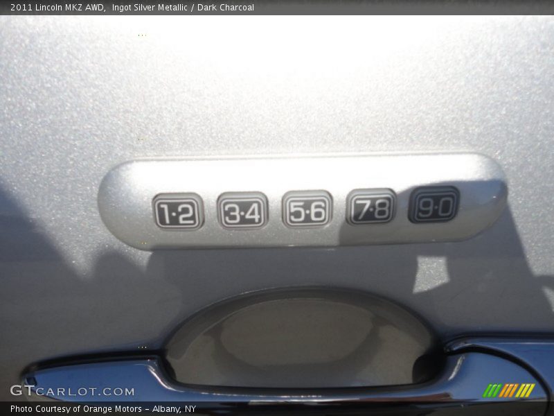 Ingot Silver Metallic / Dark Charcoal 2011 Lincoln MKZ AWD