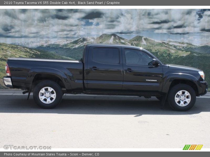 Black Sand Pearl / Graphite 2010 Toyota Tacoma V6 SR5 Double Cab 4x4