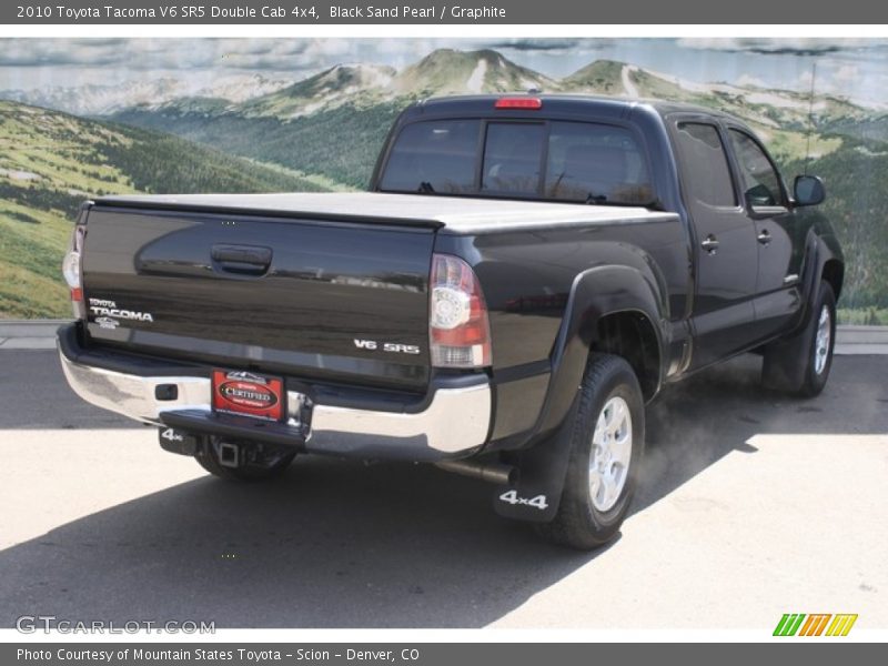Black Sand Pearl / Graphite 2010 Toyota Tacoma V6 SR5 Double Cab 4x4