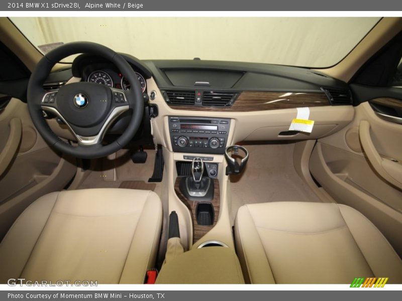Dashboard of 2014 X1 sDrive28i