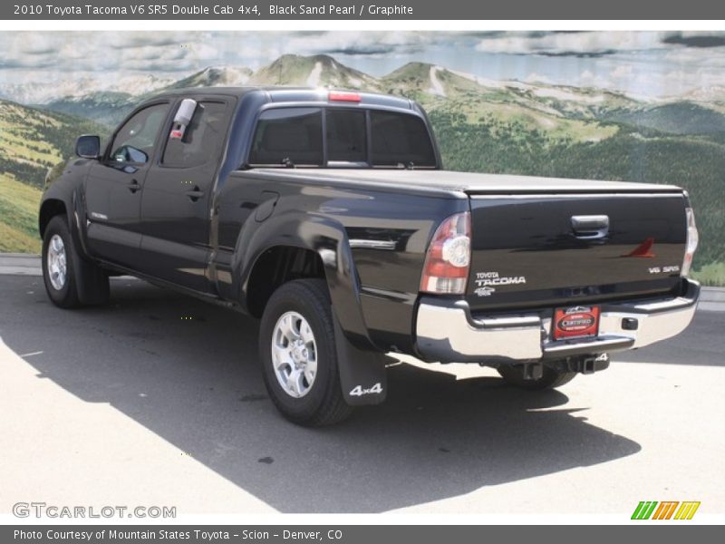 Black Sand Pearl / Graphite 2010 Toyota Tacoma V6 SR5 Double Cab 4x4