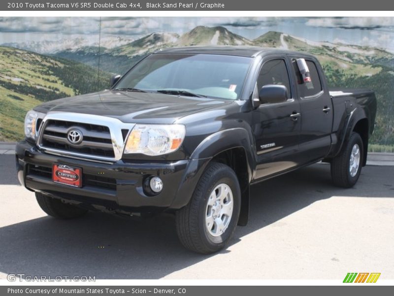 Black Sand Pearl / Graphite 2010 Toyota Tacoma V6 SR5 Double Cab 4x4