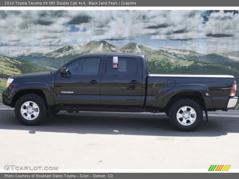 Black Sand Pearl / Graphite 2010 Toyota Tacoma V6 SR5 Double Cab 4x4
