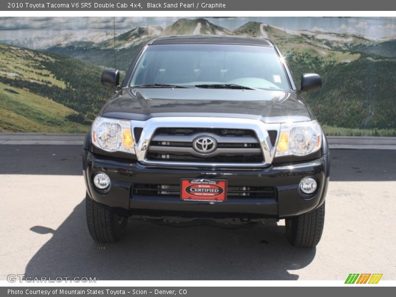 Black Sand Pearl / Graphite 2010 Toyota Tacoma V6 SR5 Double Cab 4x4