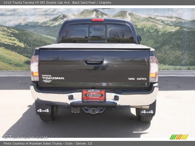 Black Sand Pearl / Graphite 2010 Toyota Tacoma V6 SR5 Double Cab 4x4