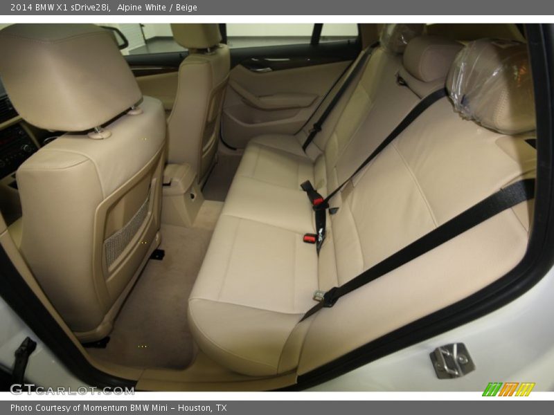 Rear Seat of 2014 X1 sDrive28i