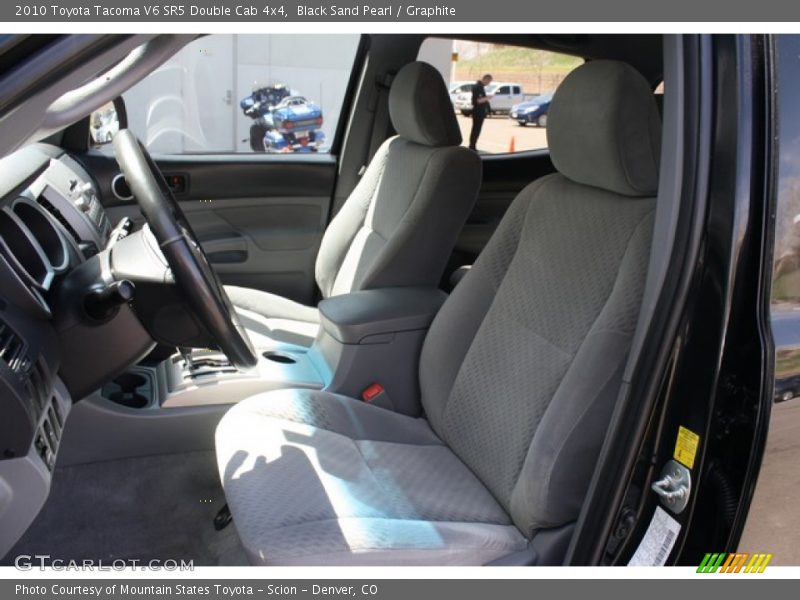 Black Sand Pearl / Graphite 2010 Toyota Tacoma V6 SR5 Double Cab 4x4