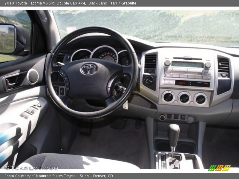 Black Sand Pearl / Graphite 2010 Toyota Tacoma V6 SR5 Double Cab 4x4