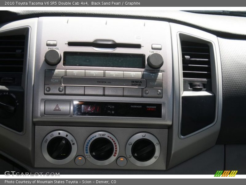 Black Sand Pearl / Graphite 2010 Toyota Tacoma V6 SR5 Double Cab 4x4