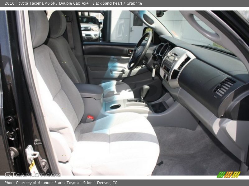 Black Sand Pearl / Graphite 2010 Toyota Tacoma V6 SR5 Double Cab 4x4