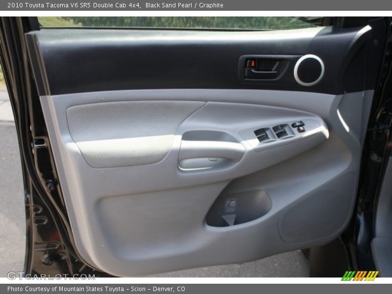 Black Sand Pearl / Graphite 2010 Toyota Tacoma V6 SR5 Double Cab 4x4