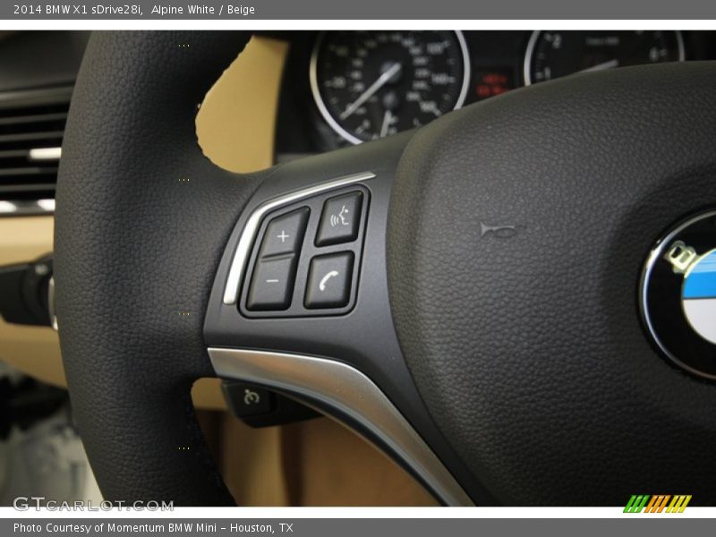 Alpine White / Beige 2014 BMW X1 sDrive28i