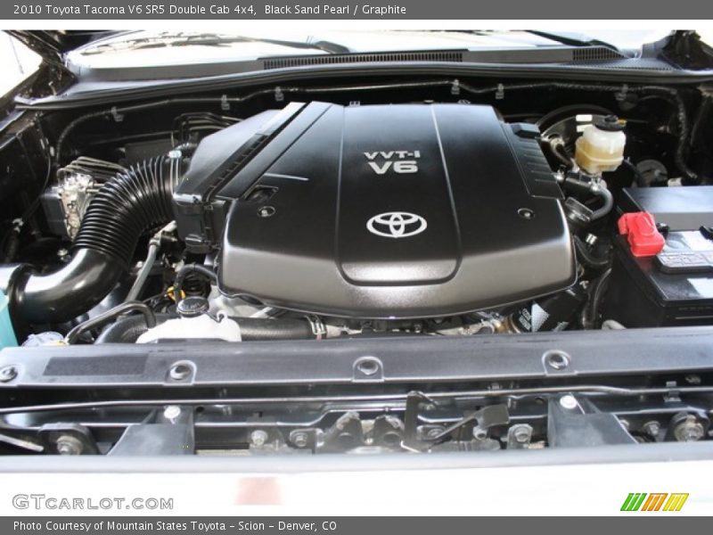 Black Sand Pearl / Graphite 2010 Toyota Tacoma V6 SR5 Double Cab 4x4