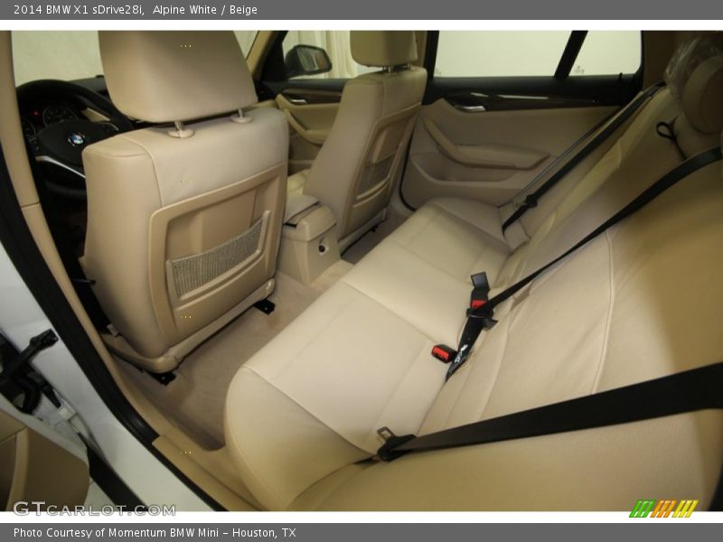 Rear Seat of 2014 X1 sDrive28i
