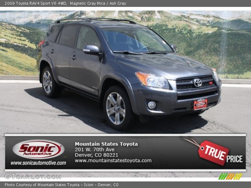 Magnetic Gray Mica / Ash Gray 2009 Toyota RAV4 Sport V6 4WD