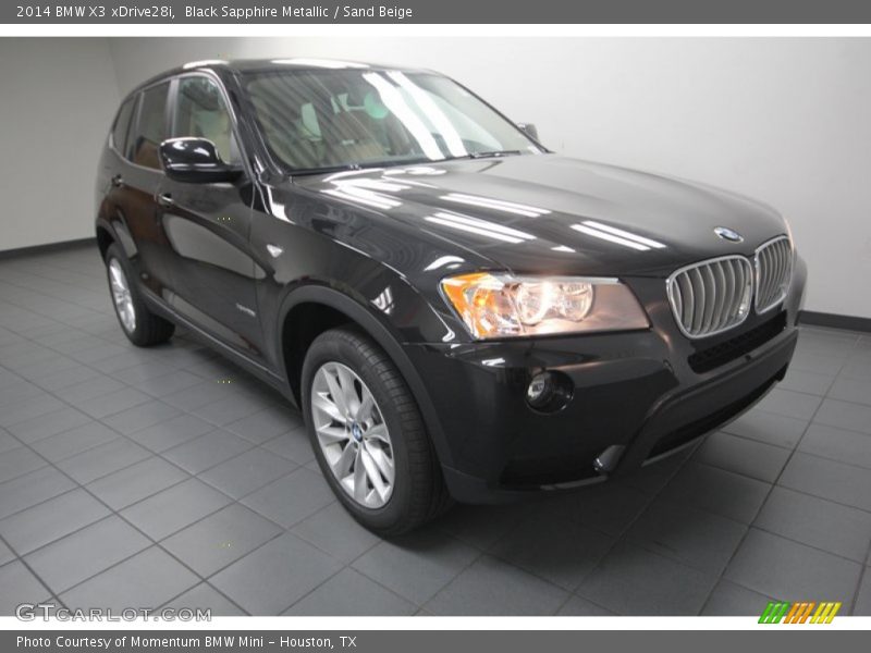 Front 3/4 View of 2014 X3 xDrive28i