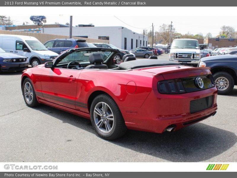 Red Candy Metallic / Charcoal Black 2013 Ford Mustang V6 Premium Convertible