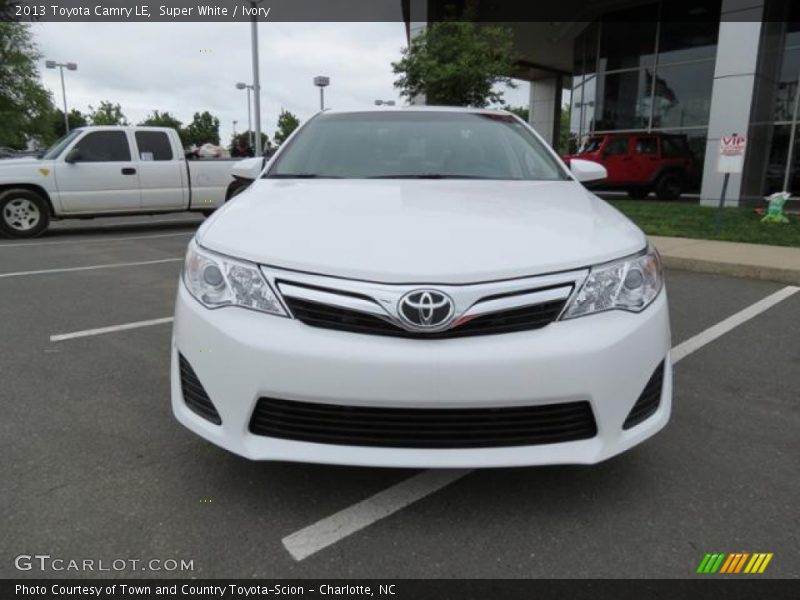Super White / Ivory 2013 Toyota Camry LE