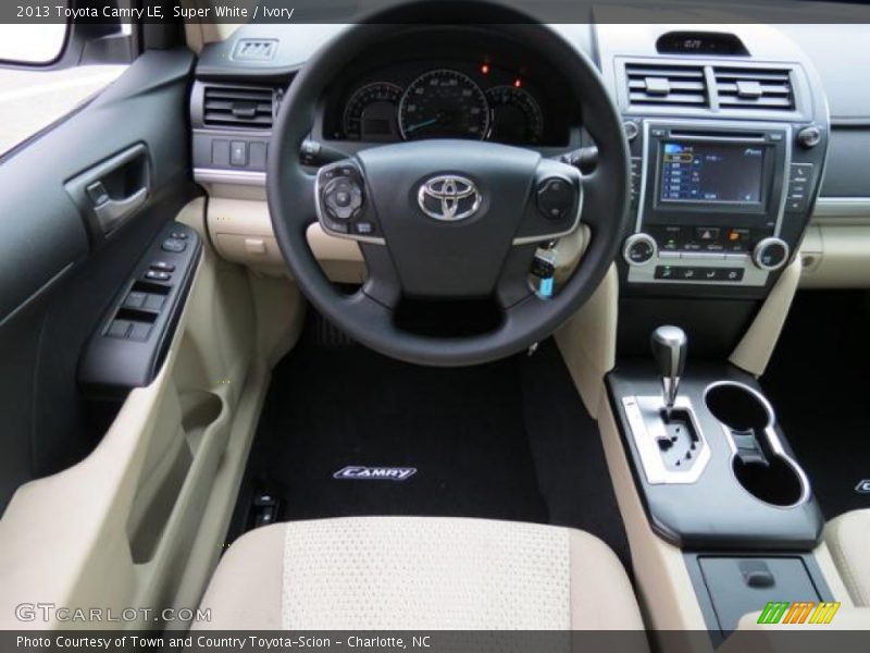 Super White / Ivory 2013 Toyota Camry LE