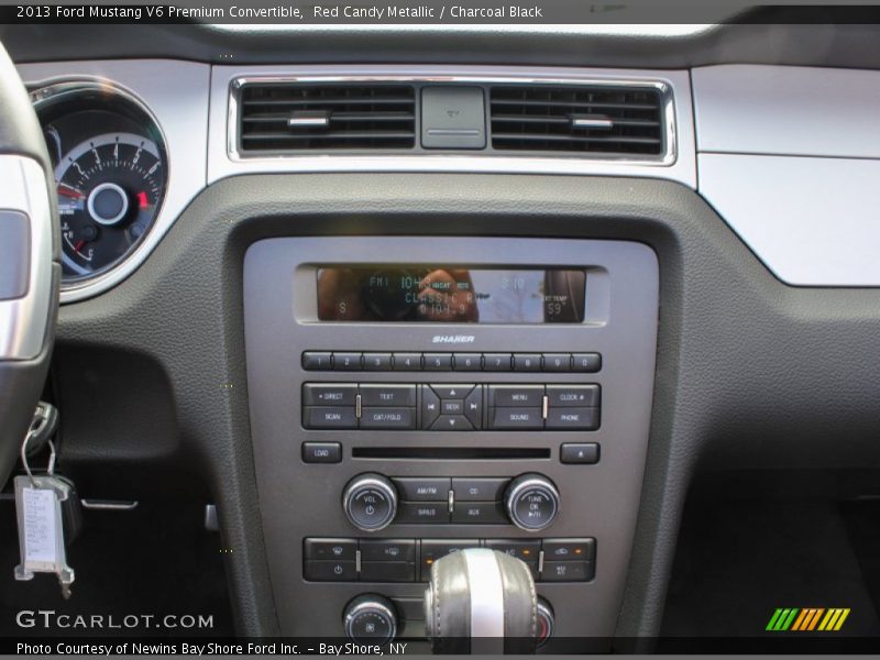 Controls of 2013 Mustang V6 Premium Convertible