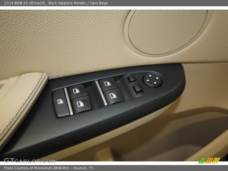 Black Sapphire Metallic / Sand Beige 2014 BMW X3 xDrive28i
